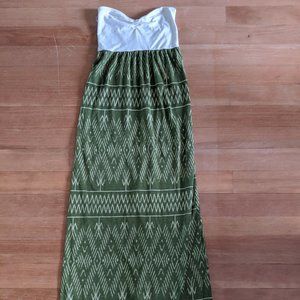 Roxy strapless maxi dress